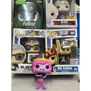Funko Pop! Vinyl Lot of Five Big Barca Elsa Fallout Jurassic Park Malcolm + More